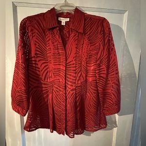 Coldwater Creek Sheer Top